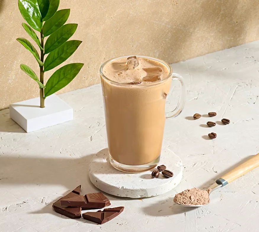 High Protein Iced Coffee Mocha