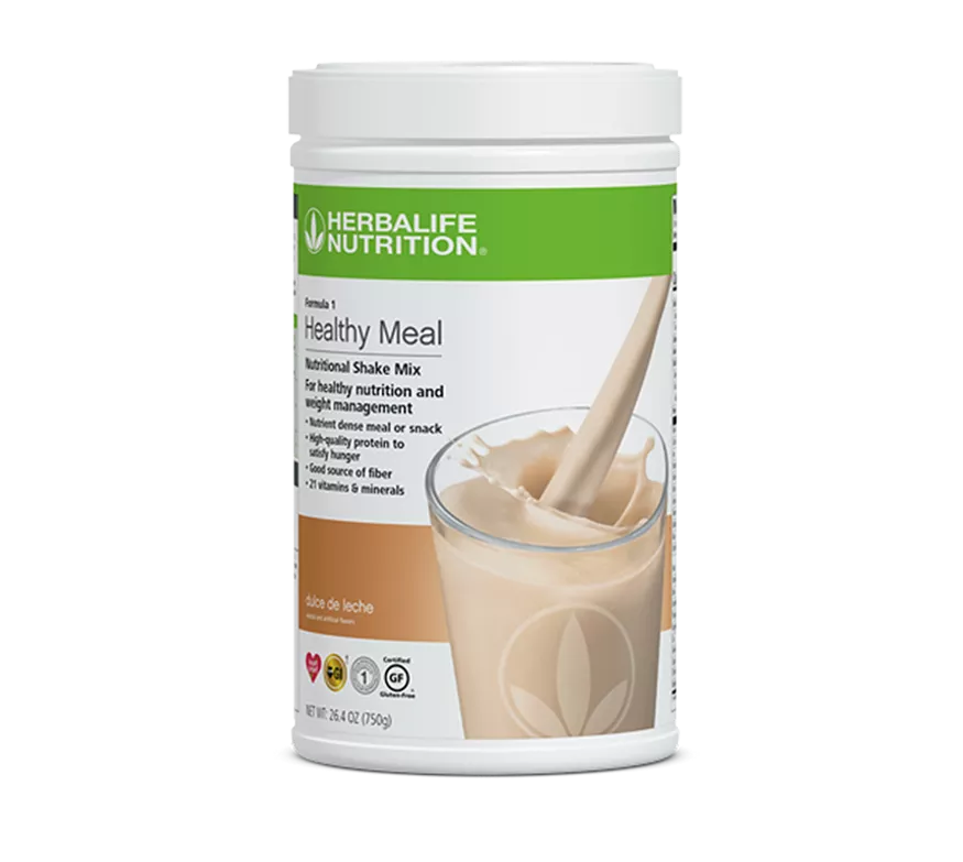 Herbalife Formula 1 Healthy Meal Nutritional Shake Mix: Dulce de Leche 750  g - AbuMaizar Dental Roots Clinic