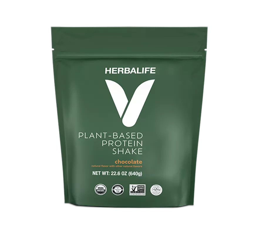 HERBALIFE V Plant-Based Protein Shake Chocolate product canister