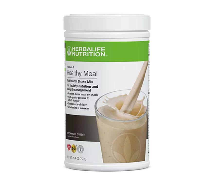 Independent Herbalife Distributor  Formula 1 Healthy Meal Nutritional Shake  Mix: Cookies 'n Cream 750 g