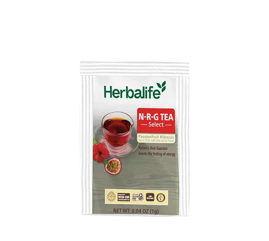 N-R-G Tea Select 30 packets Passionfruit Hibiscus Product Canister