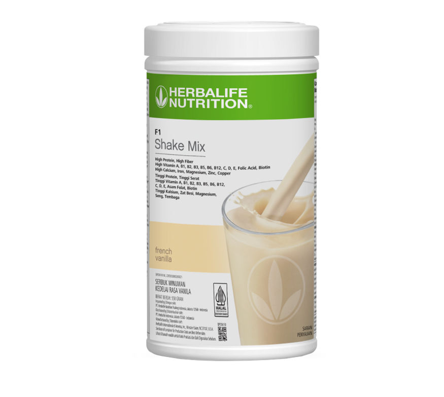 Formula 1 Shake Mix French Vanilla 550g | Herbalife Indonesia