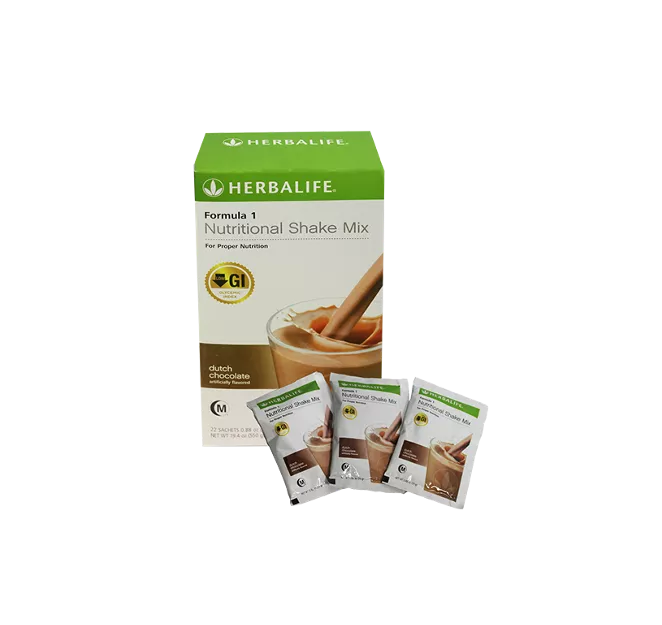 Independent Herbalife Distributor  Formula 1 Nutritional Shake Mix Dutch  Chocolate 560g