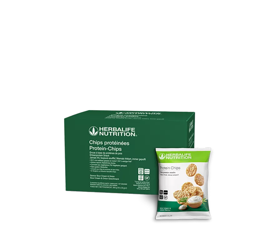 Herbalife Protein-Chips Sour Cream & Onion 10 x 30g