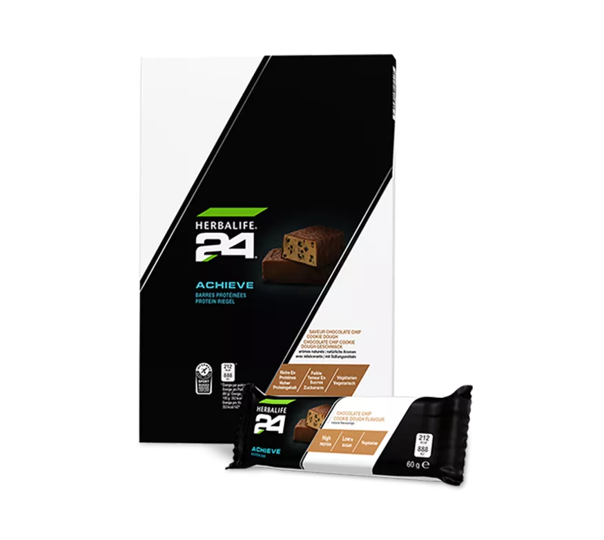 Herbalife24 Achieve Protein Riegel Chocolate Chip Cookie Dough 6 x 60g