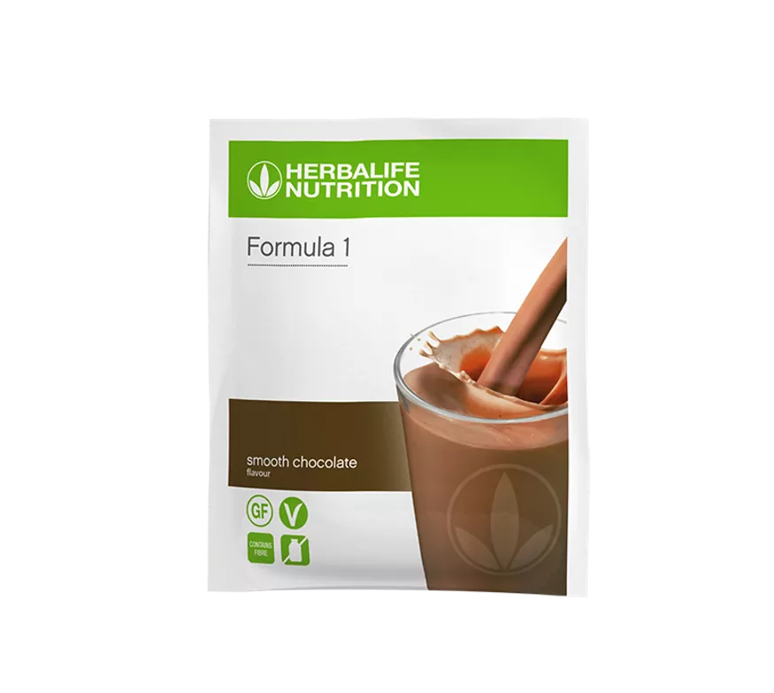 Herbalife Formula 1 Gesunde Mahlzeit Smooth Chocolate 7 x 26g 