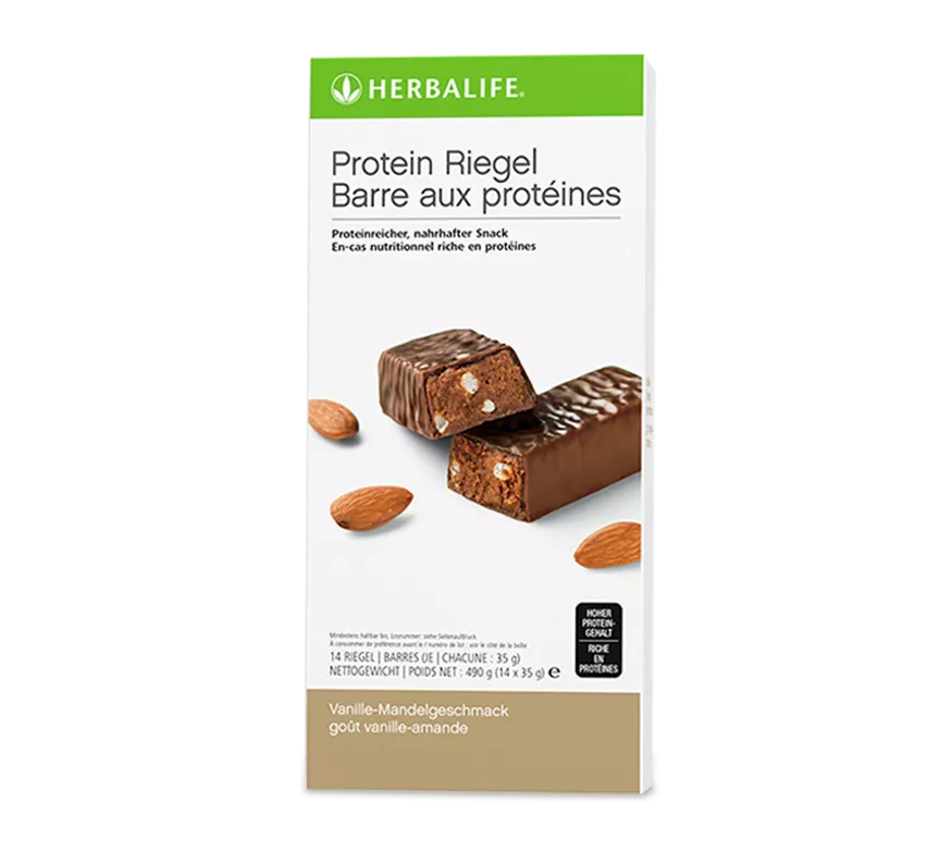 Herbalife Protein Riegel Vanille-Mandel 14 x 35g