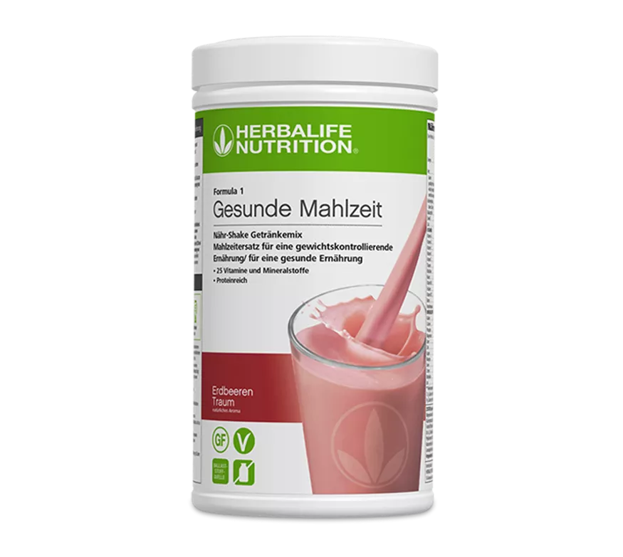 Herbalife Formula 1 Gesunde Mahlzeit Erdbeeren Traum 550g 