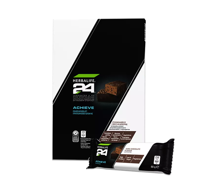 Herbalife Herbalife24® Achieve Протеиново блокче Шоколад 6 блокчета