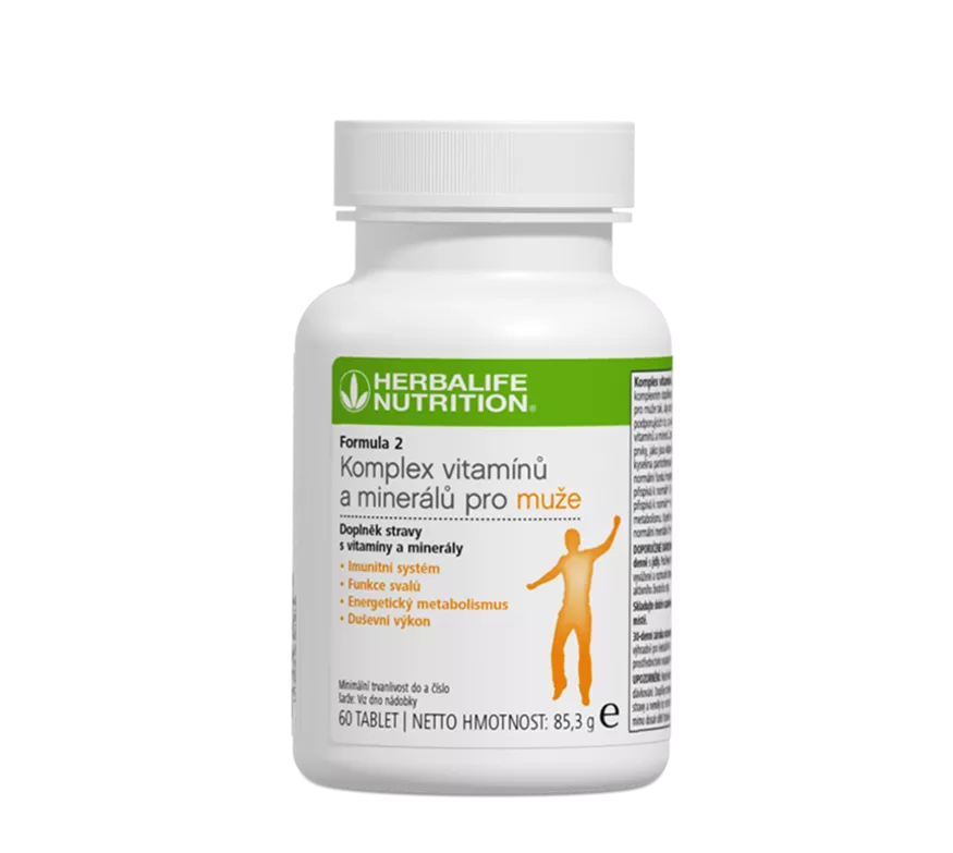 Herbalife Formula 2 Komplex vitamínů a minerálů pro muže 60 tablet