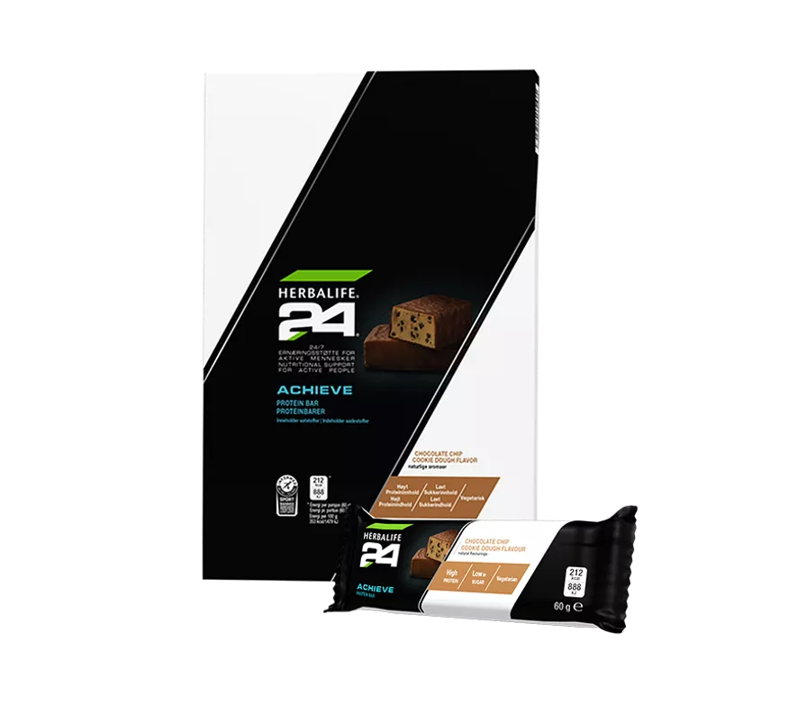 Herbalife24® Achieve Proteinbarer Chocolate chip cookie dough 6 barer