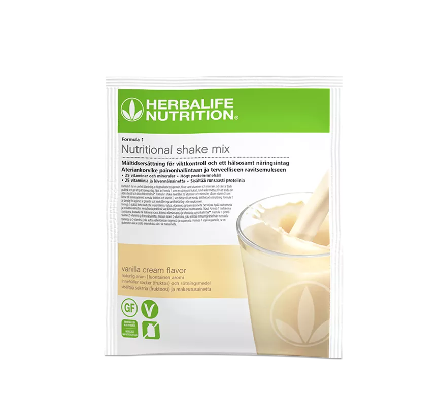 Herbalife Formula 1 Nutritional shake mix Vanilla cream 7 pussia