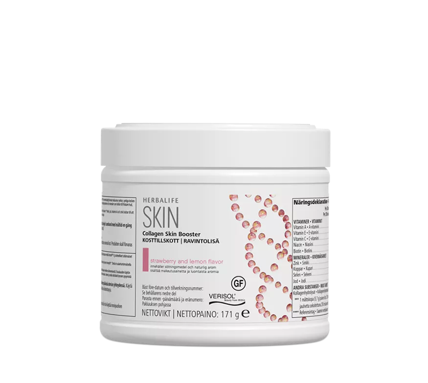 Herbalife SKIN Collagen Skin Booster Strawberry ja lemon 171 g