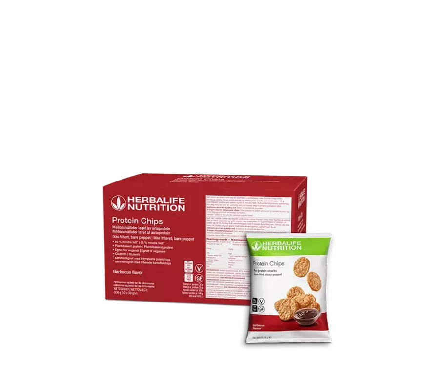 Herbalife Protein Chips Barbecue 10 pakkausta