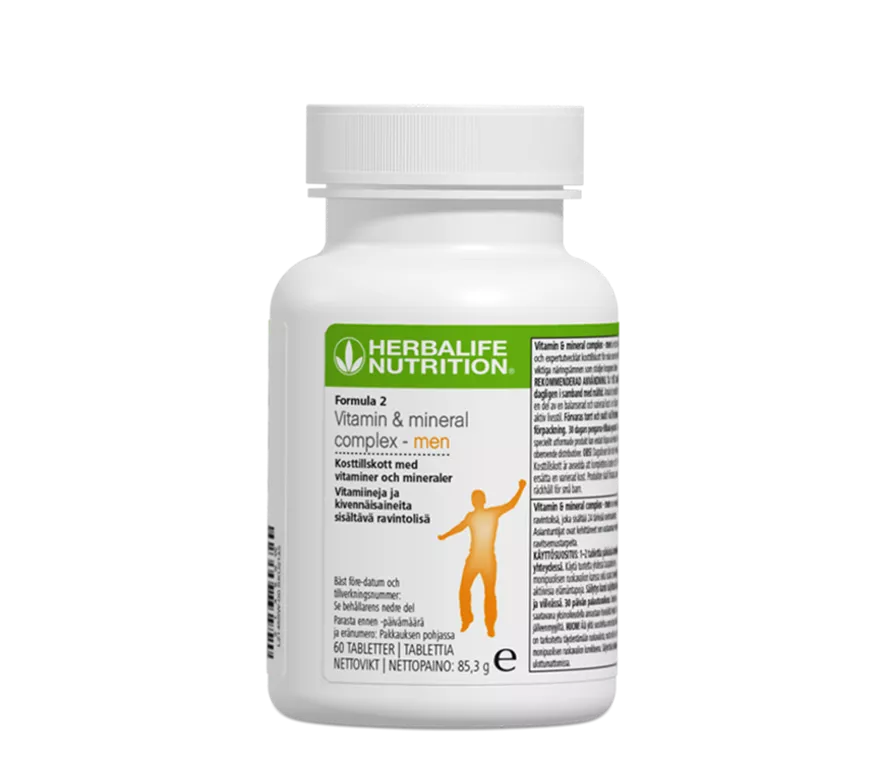 Herbalife Formula 2 Monivitamiini- jakivennäisaine miehille 60 tablettia