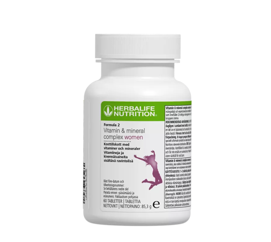 Herbalife Formula 2 Monivitamiini- jakivennäisaine naisille 60 tablettia