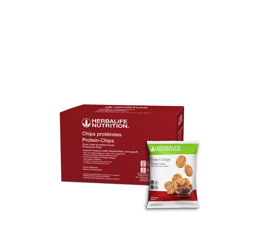 ​​Herbalife ​​Chips Protéinées Barbecue 10 x 30g