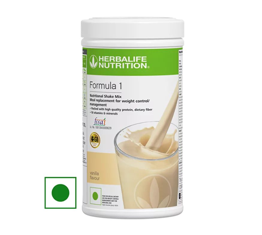 Herbalife F1 Slimming Nutritional Shake Mix 550g Canister (French Vanilla)