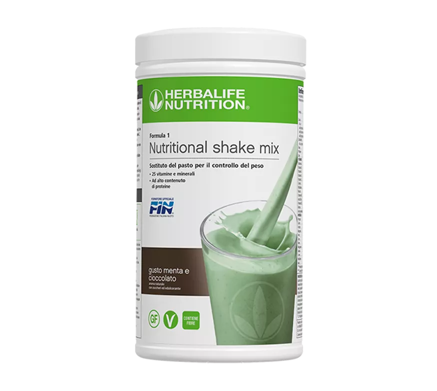 Herbalife Formula 1 Nutritional Shake Mix Menta e Cioccolato 550g