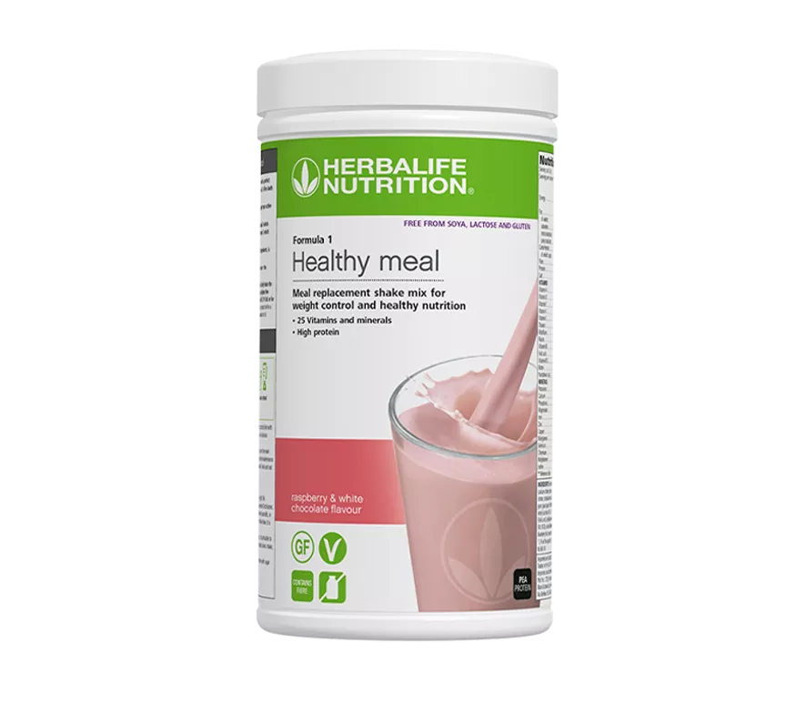 Herbalife Formula 1 Healthy Meal Raspberry and White Chocolate 500g