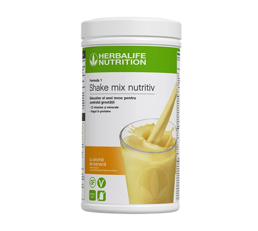 Herbalife Formula 1 Shake Mix Nutritiv Banană 550g