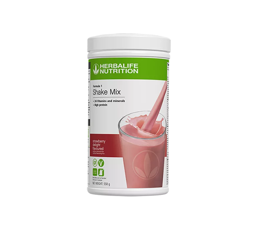 Herbalife Formula 1 Shake Mix Strawberry delight flavoured 550g