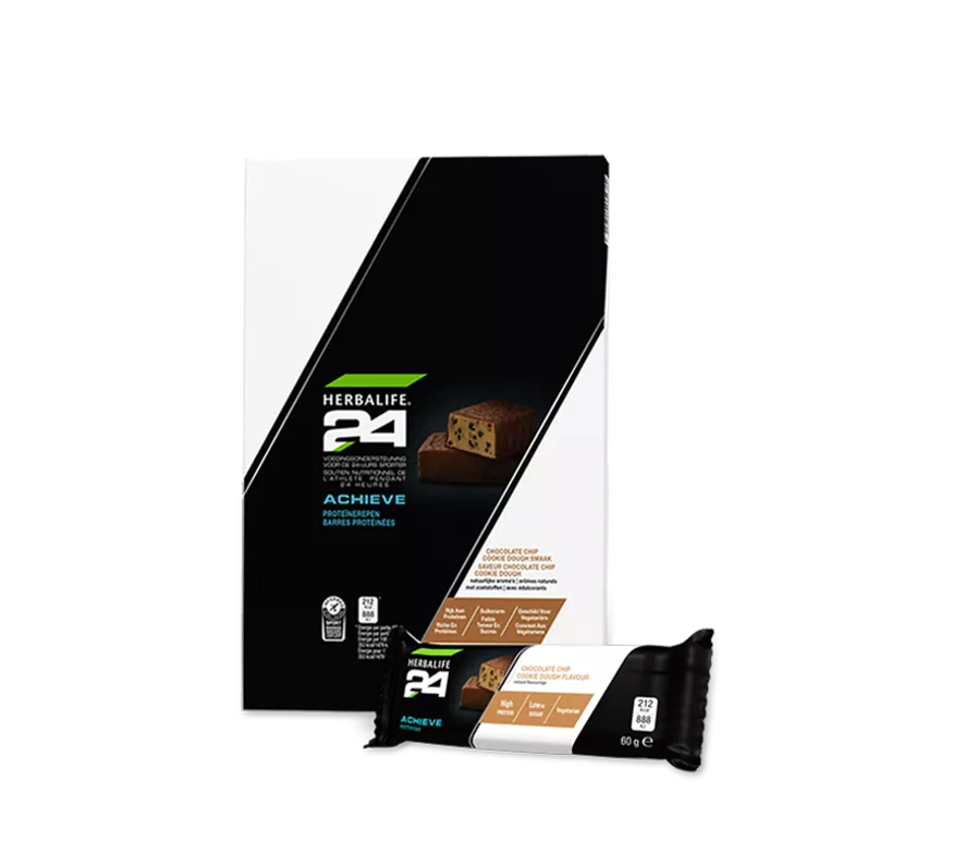Herbalife24® Achieve Proteïnerepen Chocolate Chip Cookie Dough  6x60g