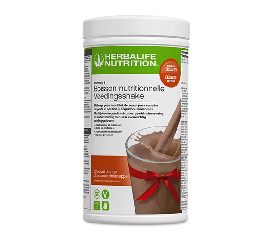 Herbalife Formula 1 Voedingsshake Chocolade Sinaasappel 550 g