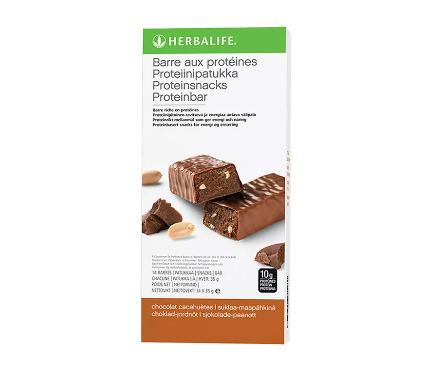 Herbalife Proteinbar Sjokolade/peanøtt 14x35g