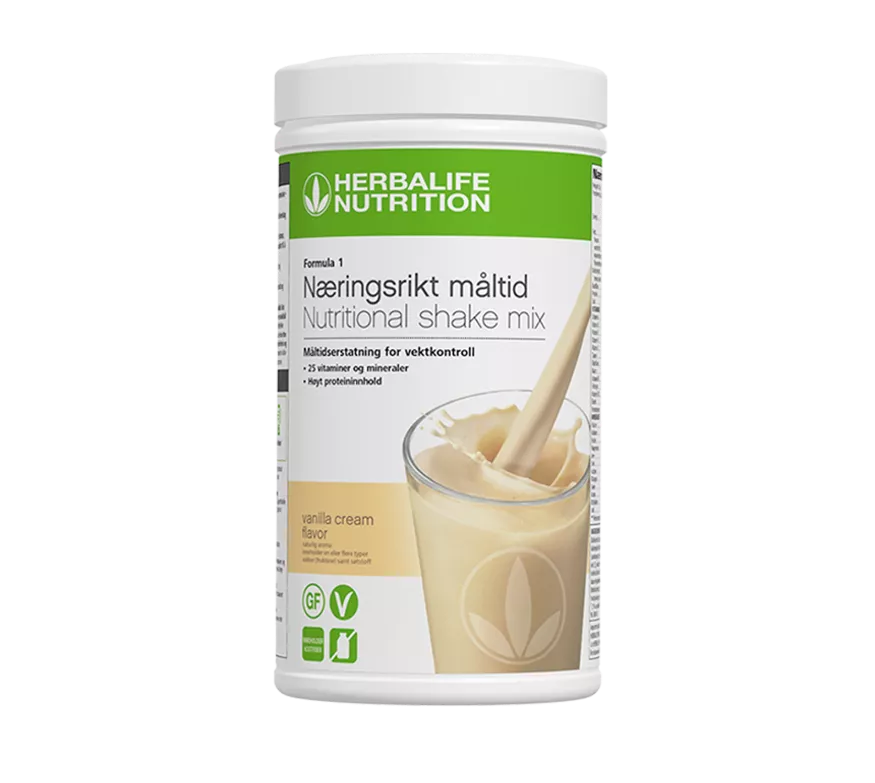 Herbalife Formula 1 Næringsrikt Måltid Vanilla Cream 550g