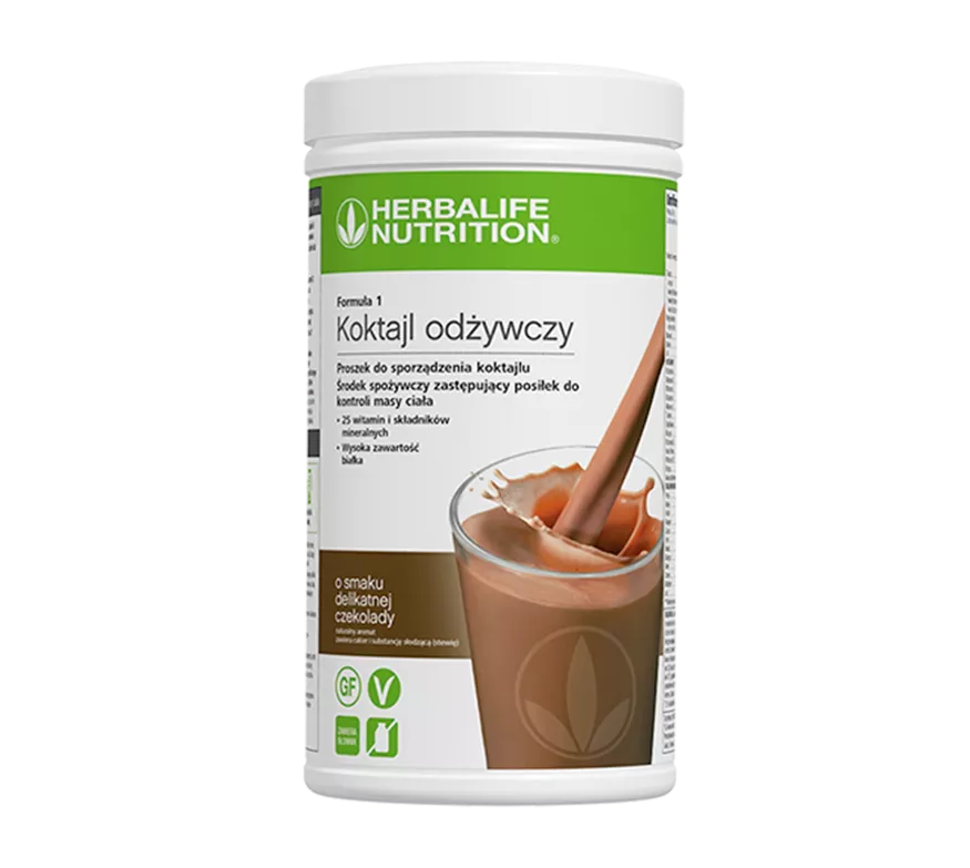 Herbalife Formuła 1 Koktajl odżywczy​ o smaku Delikatnej Czekolady 550g