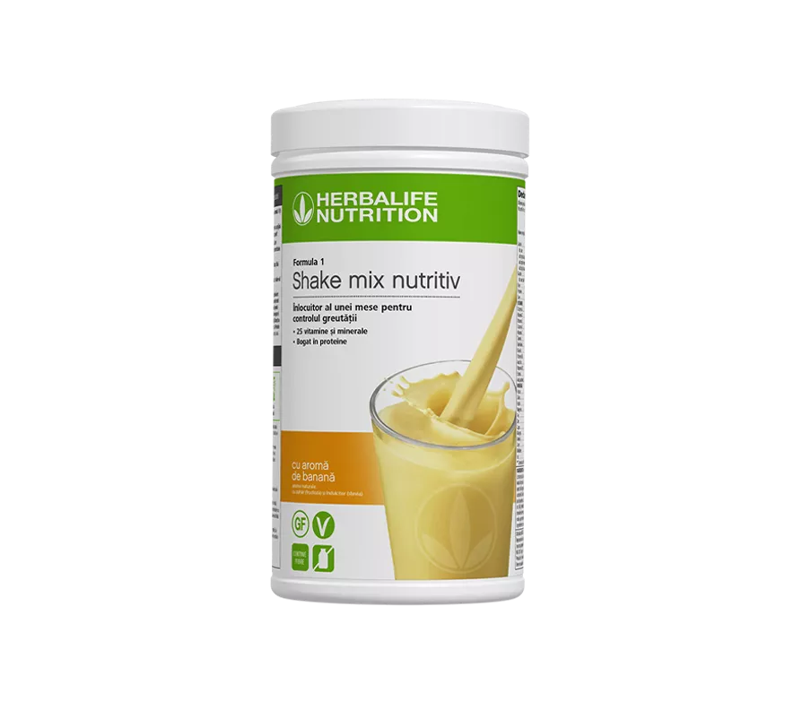 Herbalife Formula 1 Shake Mix Nutritiv Banană 550g