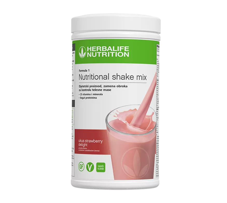 Herbalife Formula 1 Nutritional shake mix Strawberry delight 550 g