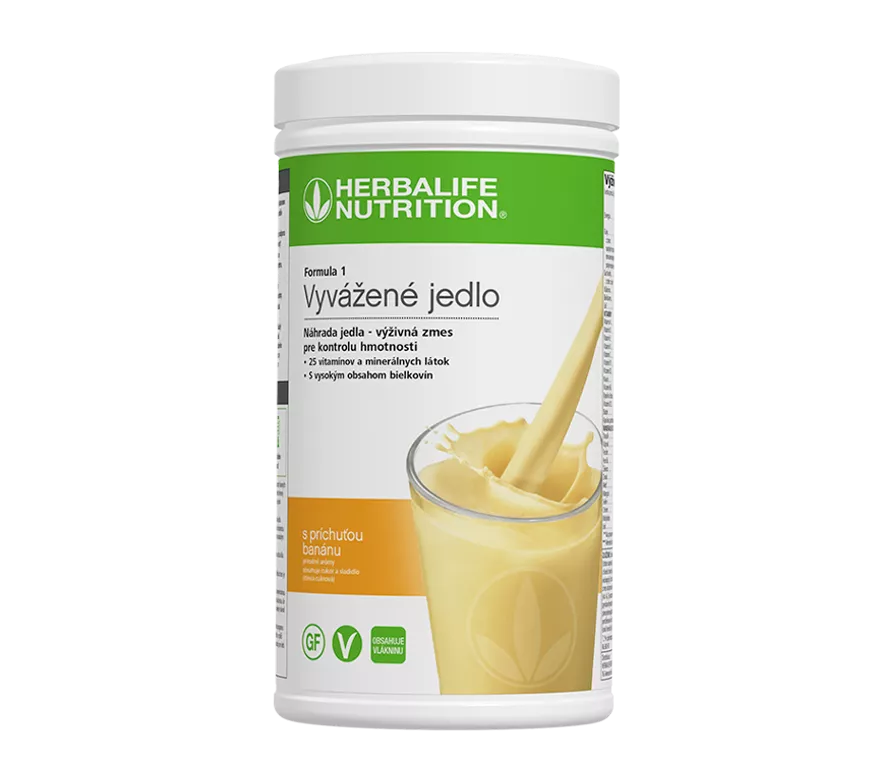 Herbalife Formula 1 Vyvážené jedlo Banán 550 g