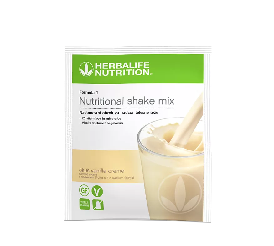 Herbalife Formula 1 Nutritional shake mix Vanilla crème 7 vrečk