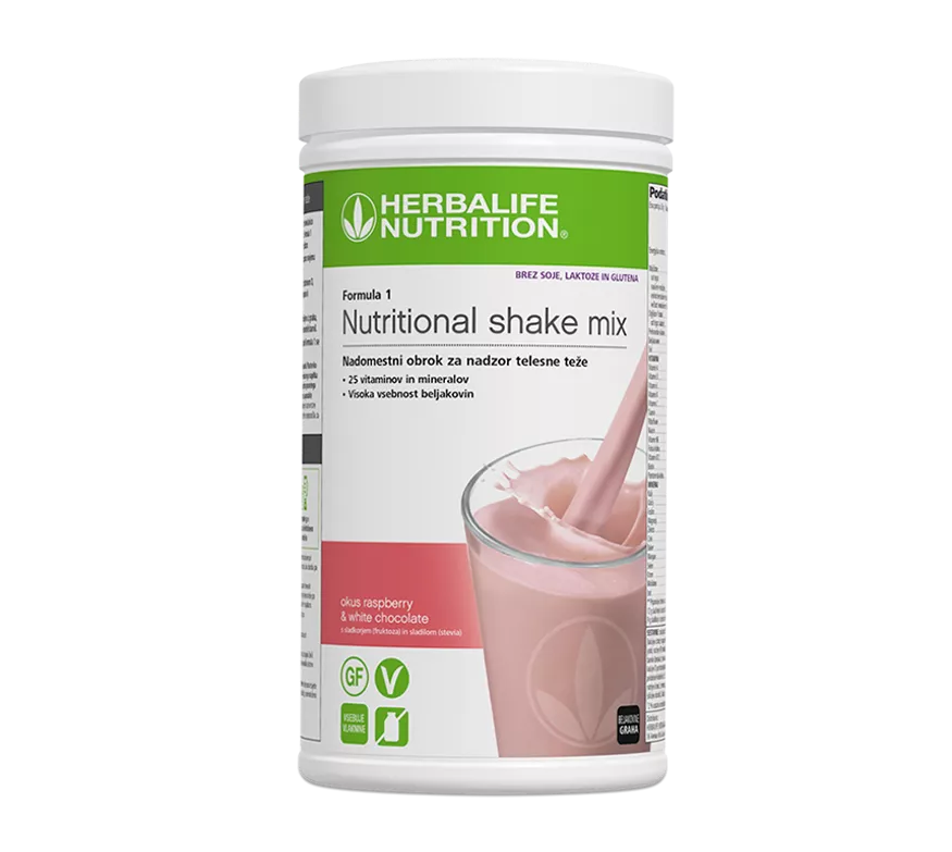 Herbalife Formula 1 Nutritional shake mix Raspberry in white chocolate 500 g