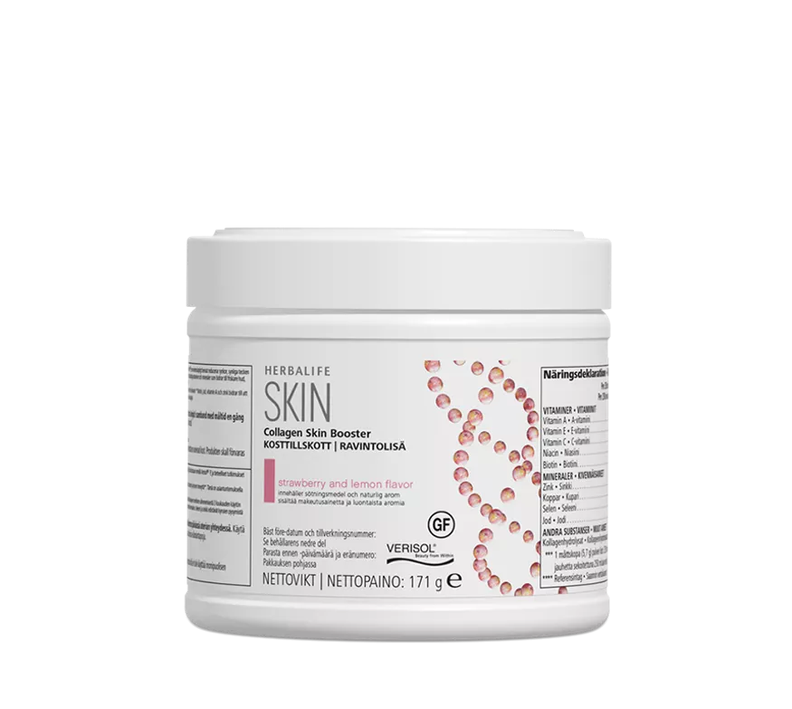 Herbalife SKIN Collagen Skin Booster Strawberry och lemon 171 g