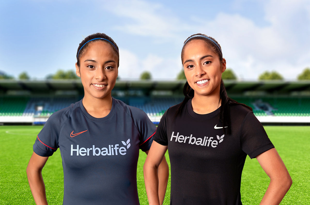 Xiomara & Xioczana Canales, an Herbalife-sponsoreds athlete from Perú, competing in the professional peruvian women's league